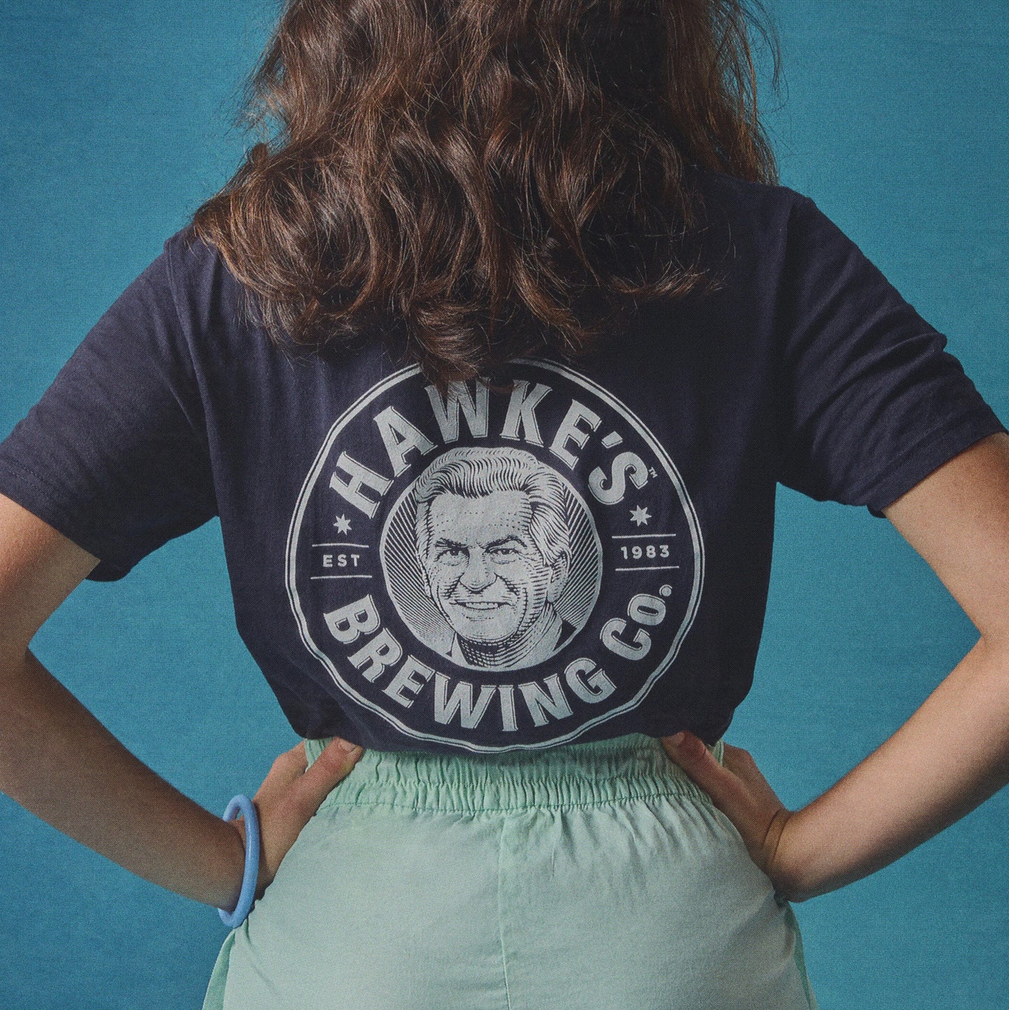 Hawke's Logo Dark Navy Tee