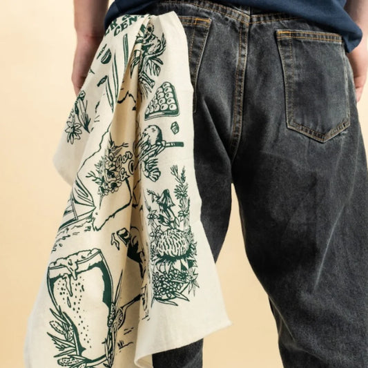 Natural Beer & Leisure Centre Tea Towel