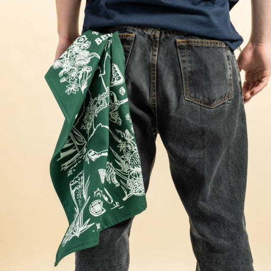 Green Beer & Leisure Tea Towel