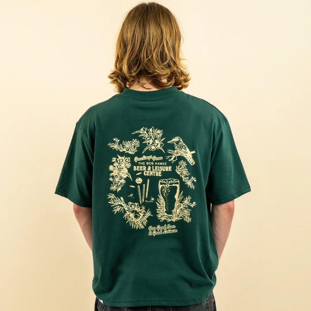Beer & Leisure 'Iconic Species' Tee (Dark Green)