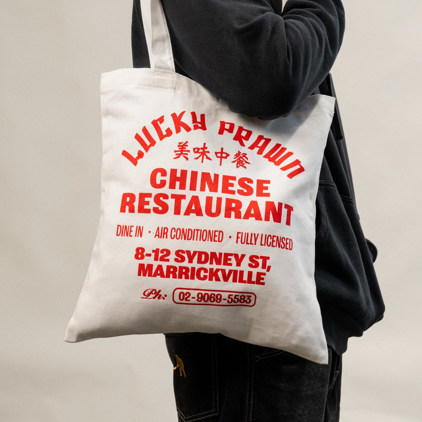 LUCKY PRAWN TOTE
