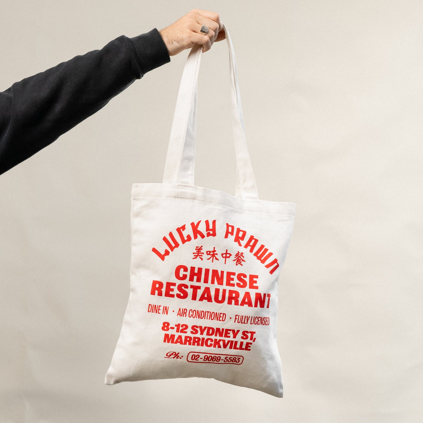 LUCKY PRAWN TOTE