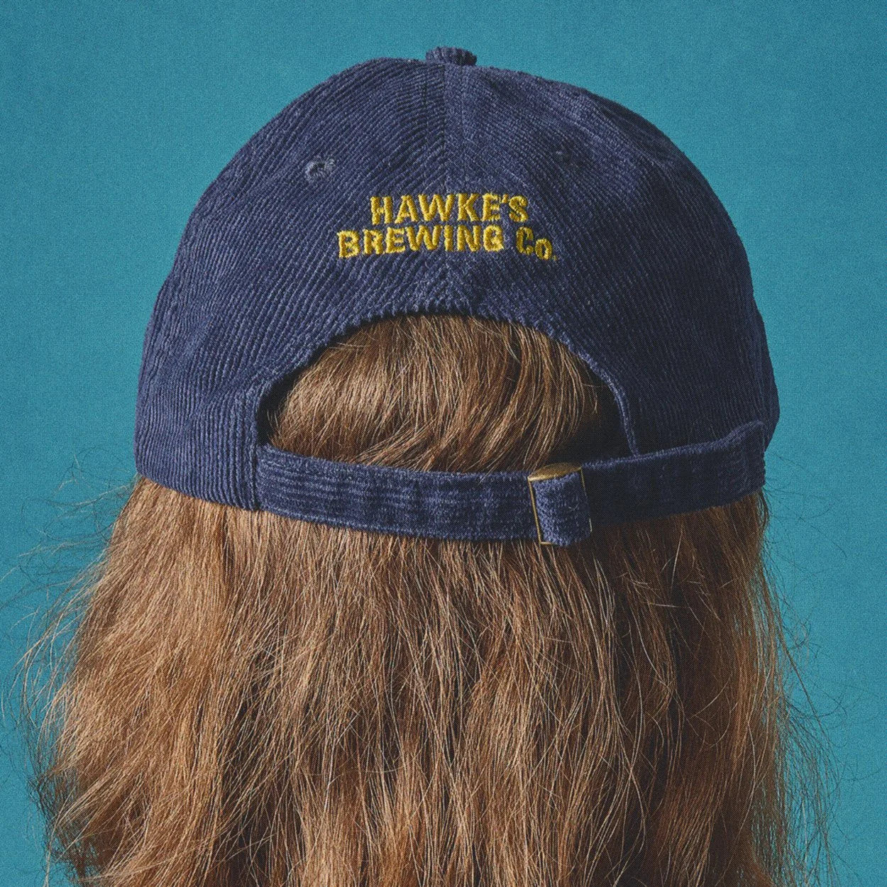 One for the Country Navy Cord Cap
