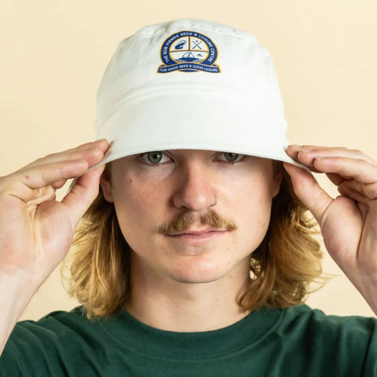 Beer & Leisure White Bucket Hat