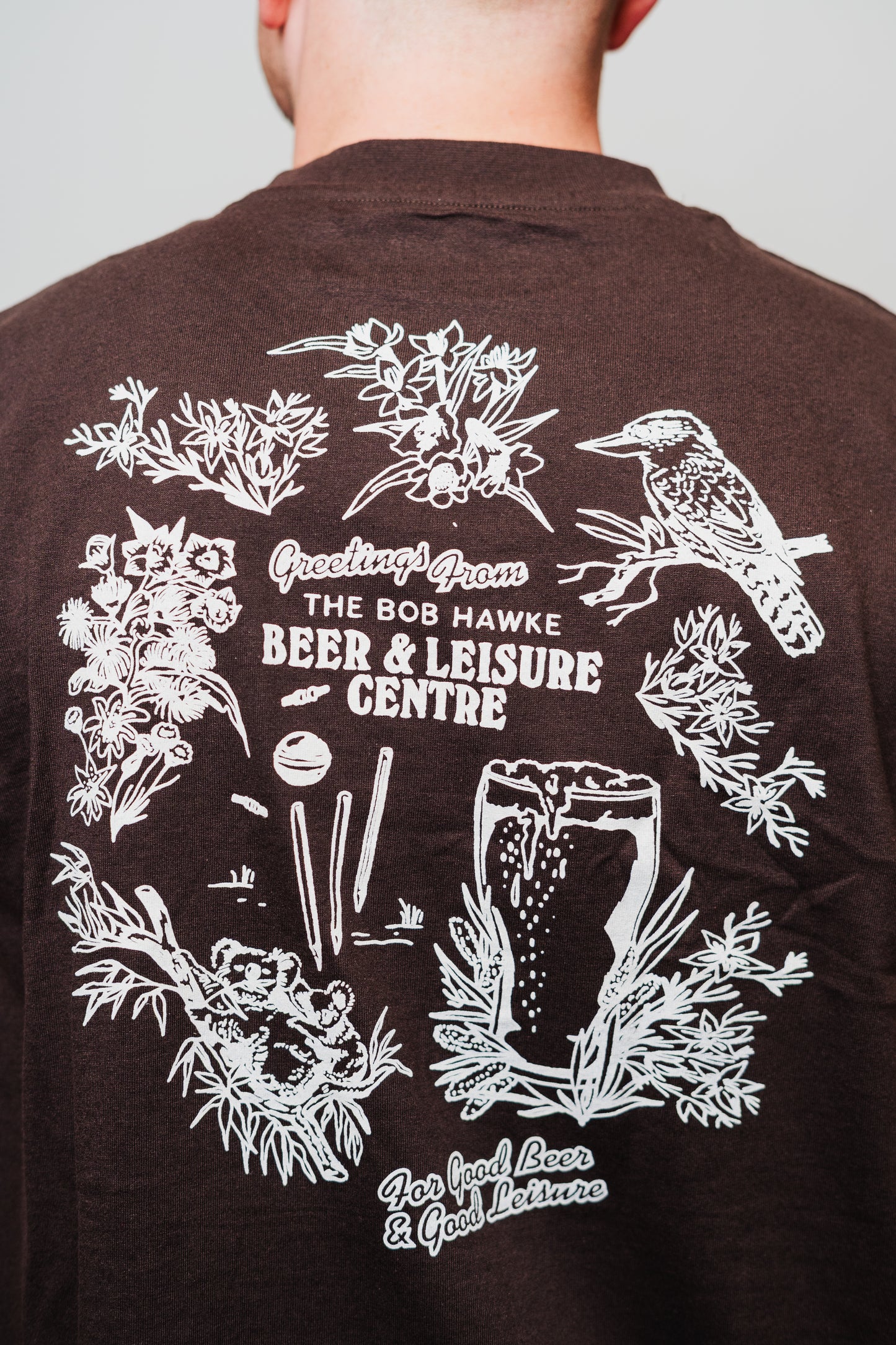 Beer & Leisure 'Iconic Species' Tee (Brown)