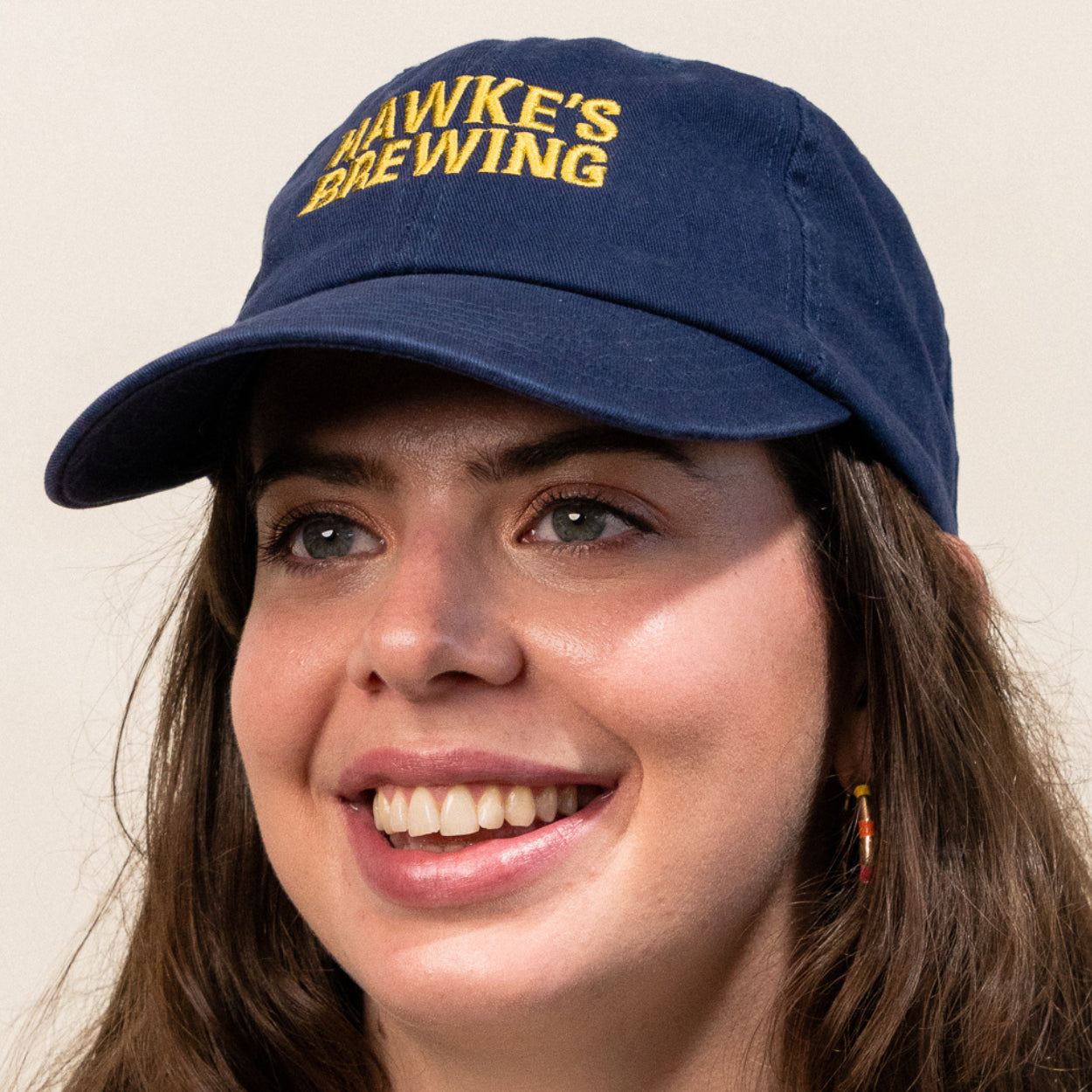 The Hawke's Good Honest Beer Navy Cap