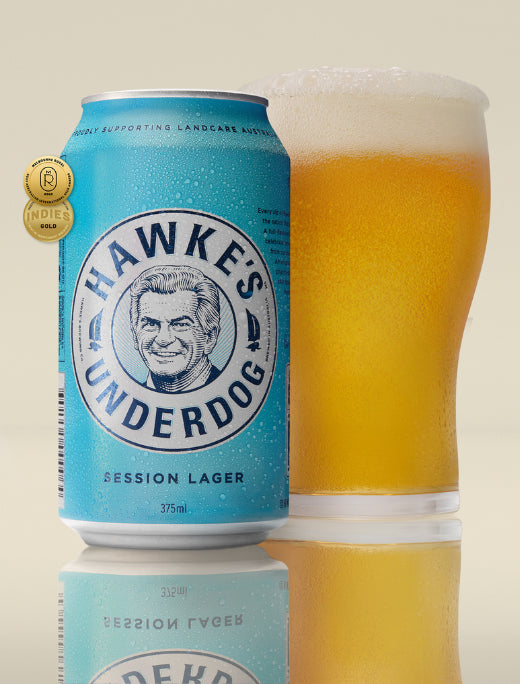 Hawke's Underdog Mid-Strength Lager